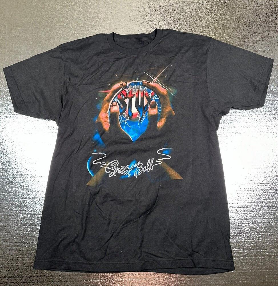 Styx Band Crystal Ball Rock Band Tee Unisex T-Shirt Full Size Unisex T-Shirt S