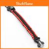 Survival Paracord Bracelets With Whistle Compass Fire Starter For Outdoor Adventure Enthusiasts
