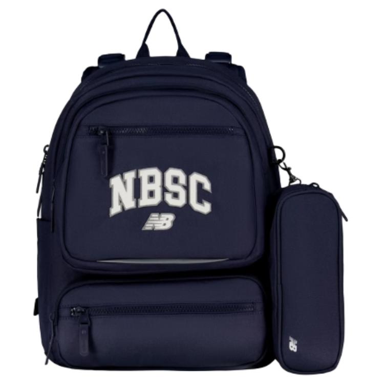 New New Balance Fabric Backpack Small Size Kids' Marine Blue ND8PF1E023-NV