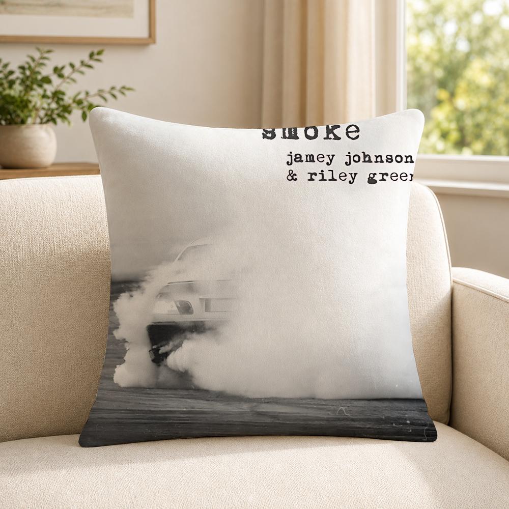 Singer RRiley GGreen Cushion Cover Soft Short Plush SkinFriendly Cushion Case for MultiScene Use