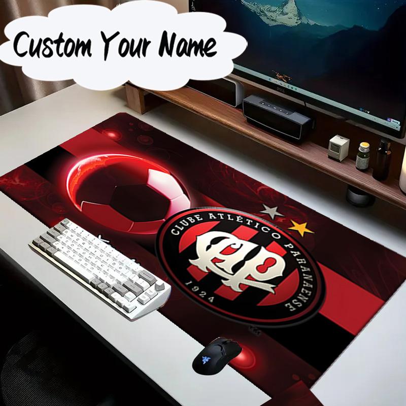 Custom Name Mouse Pad Atletico Paranaense Crest Mouse Pad Desk Mat, Non-Slip Rubber Backer Pad For Computer Notebook Gaming Mouse Pad Birthday Gift