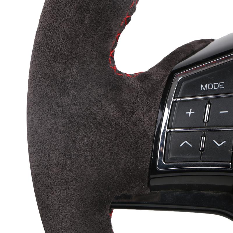 Suede Leather Car Steering Wheel Cover For Mazda 3 Axela 2008-2013 Mazda CX-7 CX7 2010-2016 Mazda 5 2011-2013 Auto Accessories