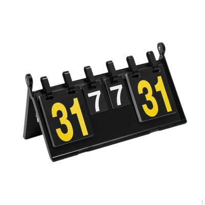 Flip-Scoreboard, Score Keeper, 4-stelliger tragbarer Mehrzweckzähler, Flipper für PE