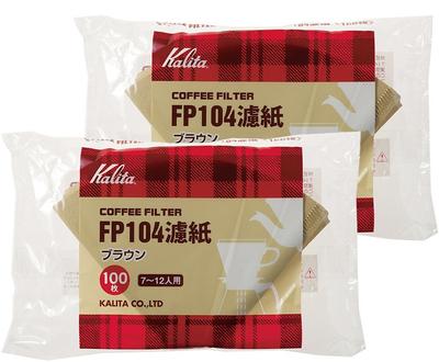Kalita Coffee Paper Filter Trapezoid That Brings Out the for 7 To 12 FP104 Filter 200 Sheets X Brown Coffee Sixtieth Respect for the Aged Flavor,