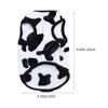 Pet Warm Vest Coral Fleece Dog Clothes Cow Prints Adorable Winter Dog Cat Costume Soft Comfortable Outdoor Wear