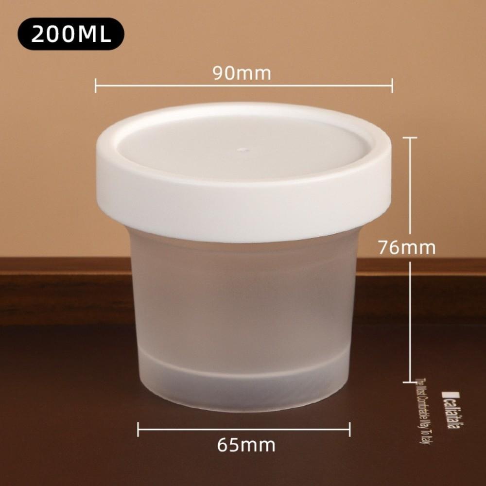 10Pcs Transparent Yogurt Pudding Jars Sealed with Lid Food Storage Container Stackable Reusable Fresh Keeping Box Kitchen