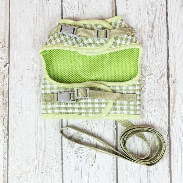 Cat Harness, Cat Chest Leash, Walking Leash, Vest Type, Green
