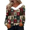 Long Sleeve Shirts For Women Cute Tops Christmas Prints Tees Blouses Casual Plus Size Basic Tops Pullover