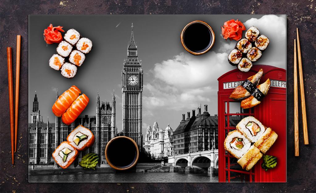 Szklana płyta ochronna na kuchenkę 80x52 Londyn