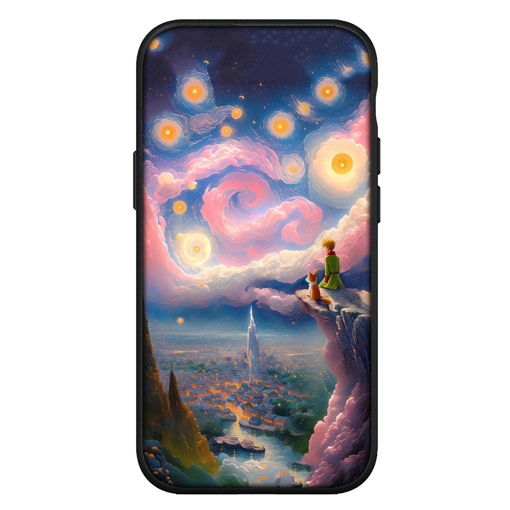 For iPhone 16 15 Xiaomi Redmi Note 13 12 11 Pro Max X 9 14 XR Samsung Galaxy A16 S24 S23 Plus A06 14C Huawei OPPO Anime The Little Prince Phone Case