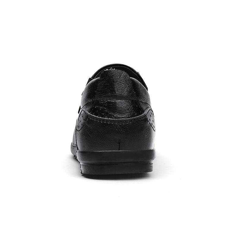 Men Dress Shoes Natural Leather Men's Brand Shoes Sale Formal Shoe Men's Cowhide Italian Genuine Leather Loafers Footwear Casual