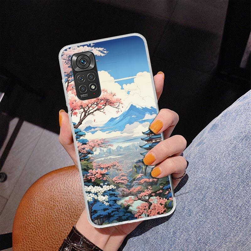 Anime Aesthetic Scenery Phnoe Case for Phnoe Case for Xiaomi Redmi Note 15 14 14S 13 Pro Plus 12 12S 11S 11E 10S 10 11T 5G Uniqu