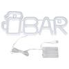 LED Neon Sign BAR Shape Design USB Or Battery Powered High Safety Widely Used Bar Neon Light for Bedroom Party Backyard