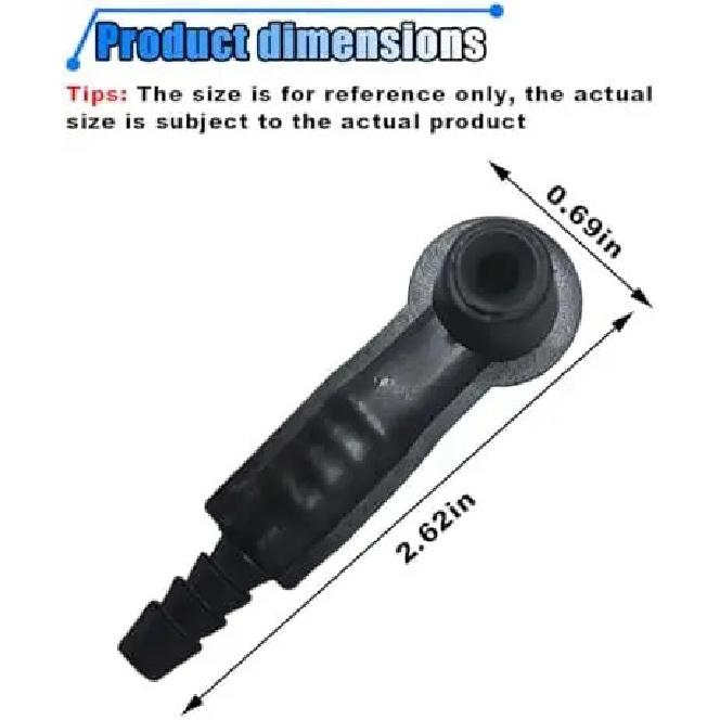 

4PCS Brake Fluid Bleeder Kit – Universal Brake Bleeding Connectors for Car & Truck – Quick-Change Oil Pump Adapters (Black)