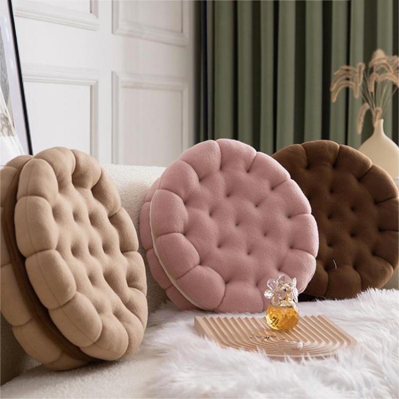 Cute And Creative Japanese Style Cookie Pillow For Office Nap And Sofa Decor