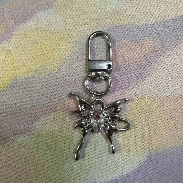 Bowknot Keychain Star/Heart /Butterfly Pendant Keyring Bow Phone Charm Ornament