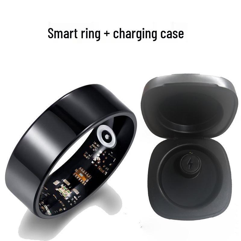 Smart Ring: Heart Rate, Blood Oxygen, Sleep & Stress Monitor with Remote Camera Control & Waterproof Design