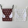 HOT Canvas Angel Wings Stars Makeup Bag INS Drawstring Storage Bag Portable Bundle Pocket Dustproof Storage Bag Organizer Bag