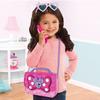 Disney Junior Minnie Mouse Bowfabulous Bag Set, 9 Piece Pretend Play Purse with Lights and Sounds Cell Phone, Sunglasses, and Accessories