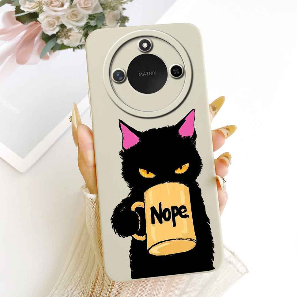 For Honor X60 5G BRC-AN00 Case 6.8" Stylish Dragon Painted Cover Soft Silicone Phone Case For Honor X 60 X60 HonorX60 Coque