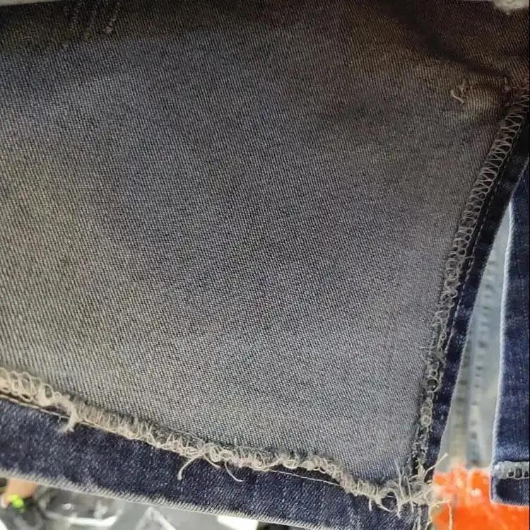 Women's Spring/Summer Denim Skirt: Belly-Covering, Slimming, Slit, Elastic Waist, Denim A-Line Skirt