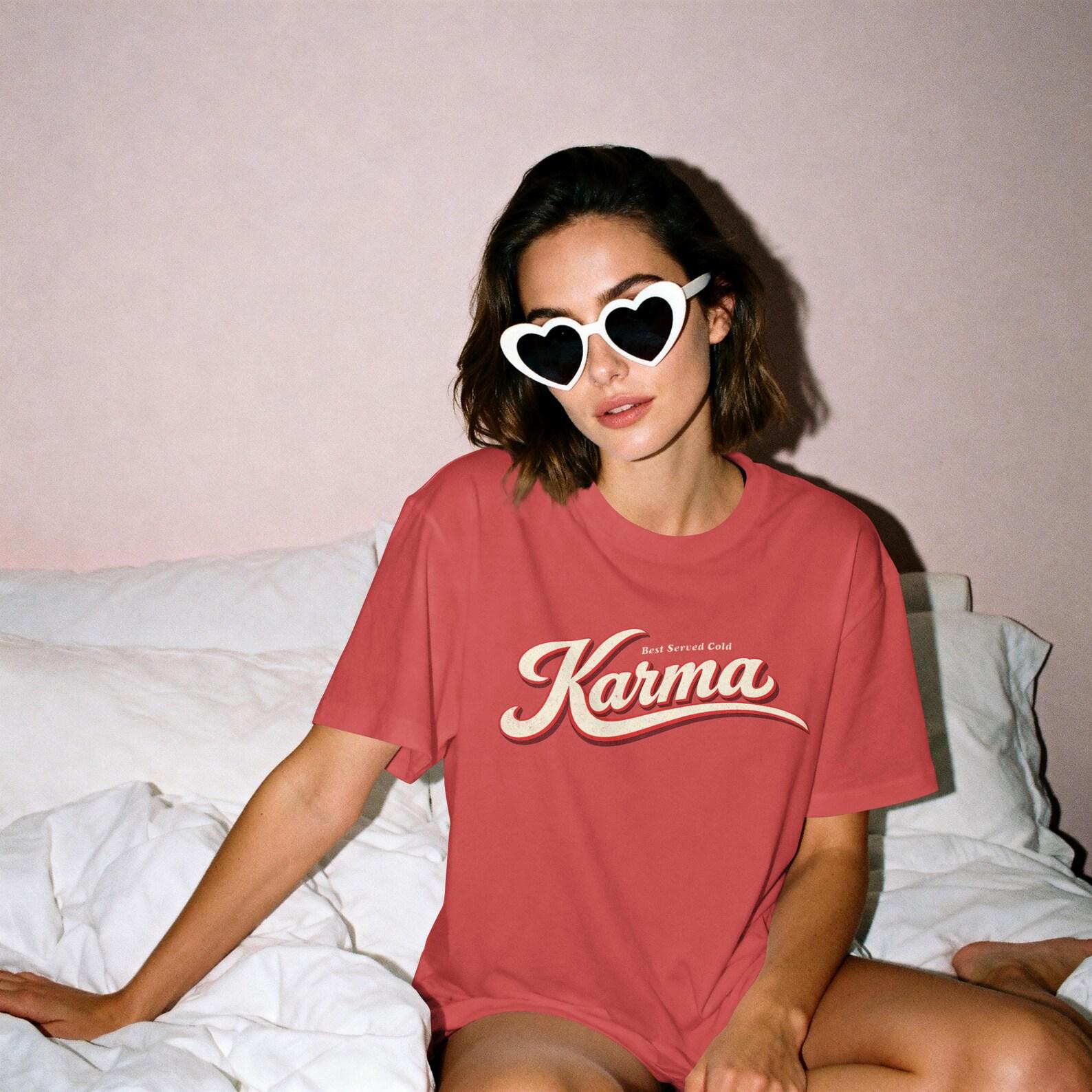 Vintage Karma Retro Graphic Tee 4XL