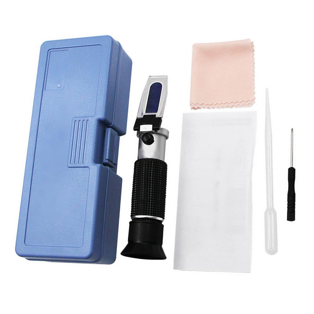 Handheld Refractometer 0?32percent Range Portable Brix Meter High Accuracy Sugar Content Tester for Food