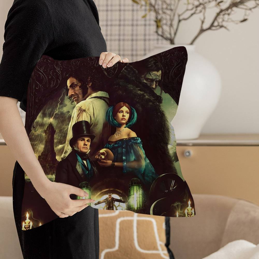 Vintage Frankenstein Monsters Movie Pillowcase Toon Gift Cushion Cover Bedroom Home Sofa Chair Seat Decor Pillow Case