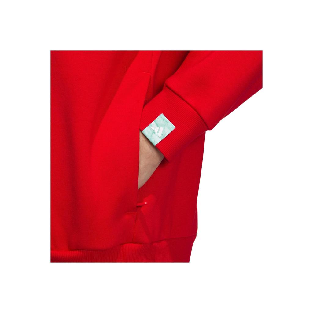 adidas Men's CNY Basketball Hoodie Better Scarlet JE3500