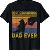 Best Groundhog Dad Ever Funny Fathers Day 2023 Groundhog Day T-Shirt