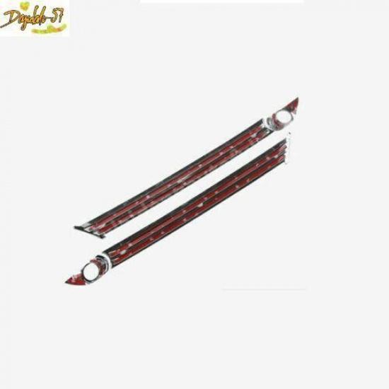 Carbon Fiber Front Fog Light Lamp Strip Trim Decor For 2017-21 Mazda CX5 CX-5