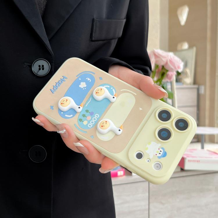 

Compatible with Apple 17 Pro Max, 16/15 Pro Max, 14/13 models: Cute Hole Pattern Hard PC Case with Hanging Rope. Apple 16 Pro