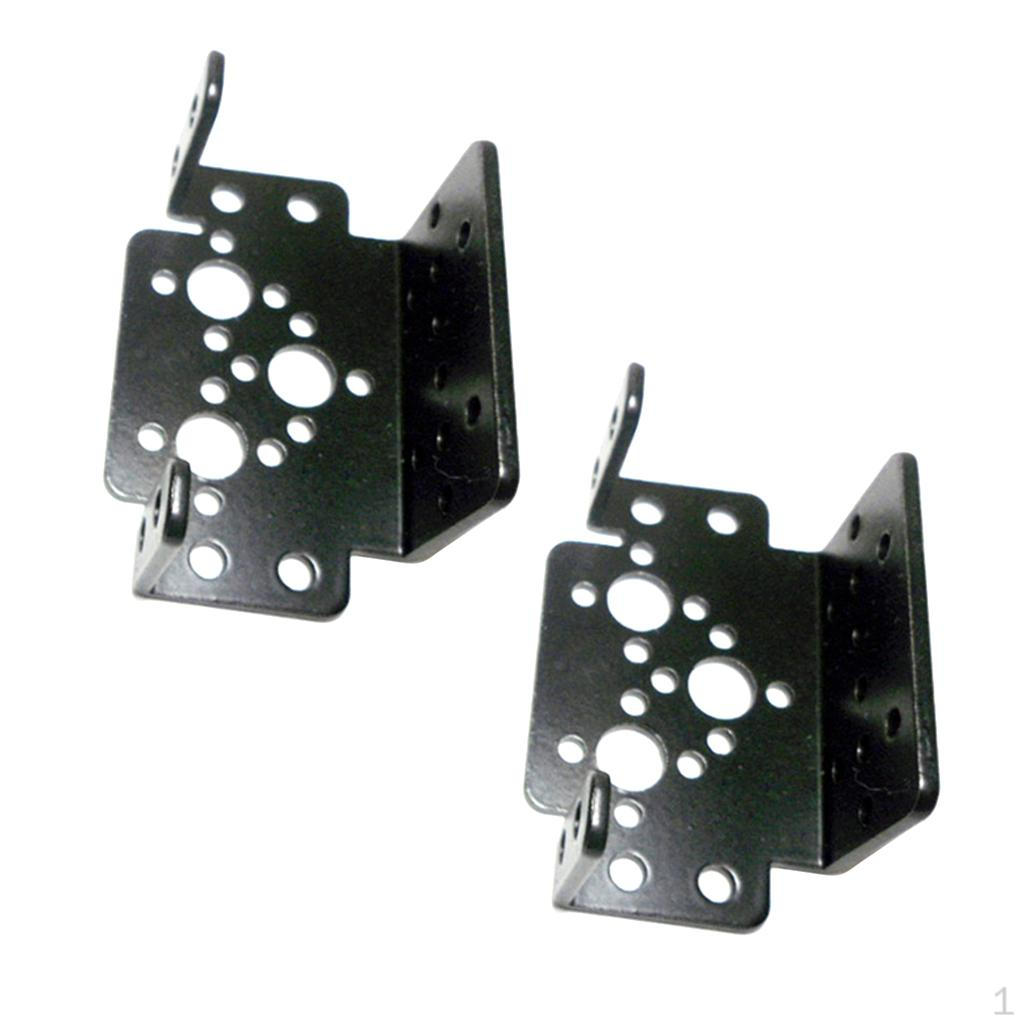 2 PTZ Servo Bracket, Multi-function Steering Gear Bracket 995 Accessories Diy Buliding Robot