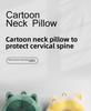 Wholesale Strawberry Bear Micro Fiber Soft Fluffy U Shape Pillow For Airplane Rest Best selling for new year school gifts