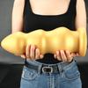 11cm Extra Large Giant Dildo Golden Silicone Anal Plug Fist Sex Supplies Extra Large Extra Thick Male and Female Anal Toys