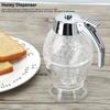 With Stand Honey Dispenser 200ml Honey Jar Vintage Syrup Dispenser  Picnic Use