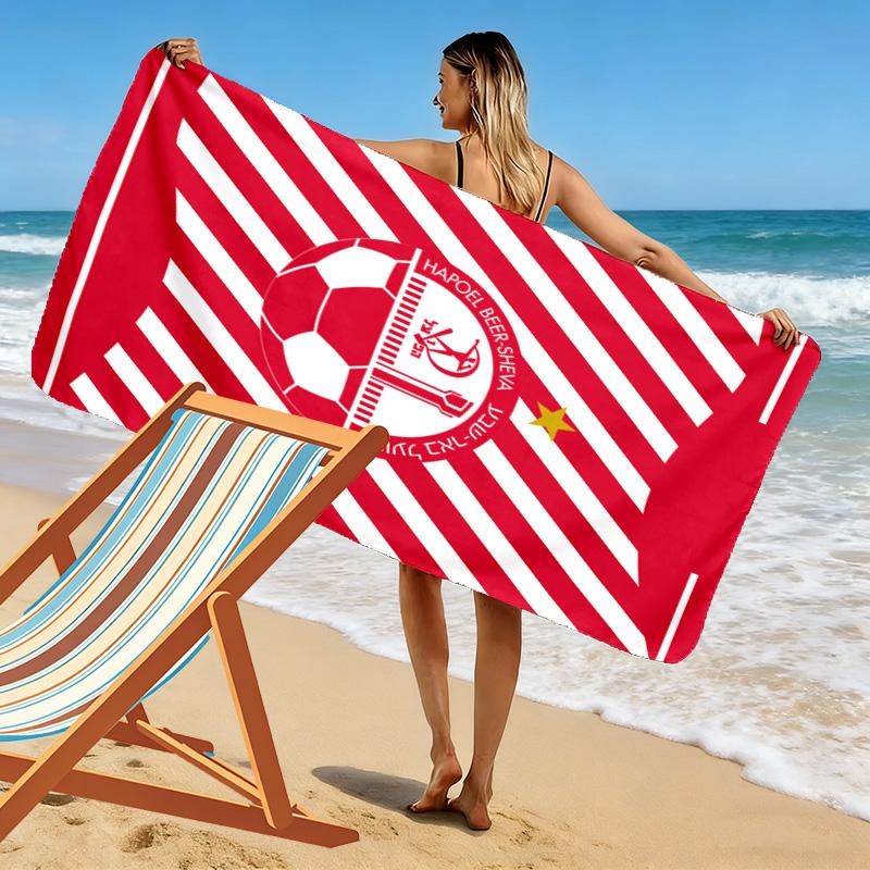 Hapoel Jerusalem Print Beach Towel, Large Soft Quick Dry Towel for Beach Camping Swimming