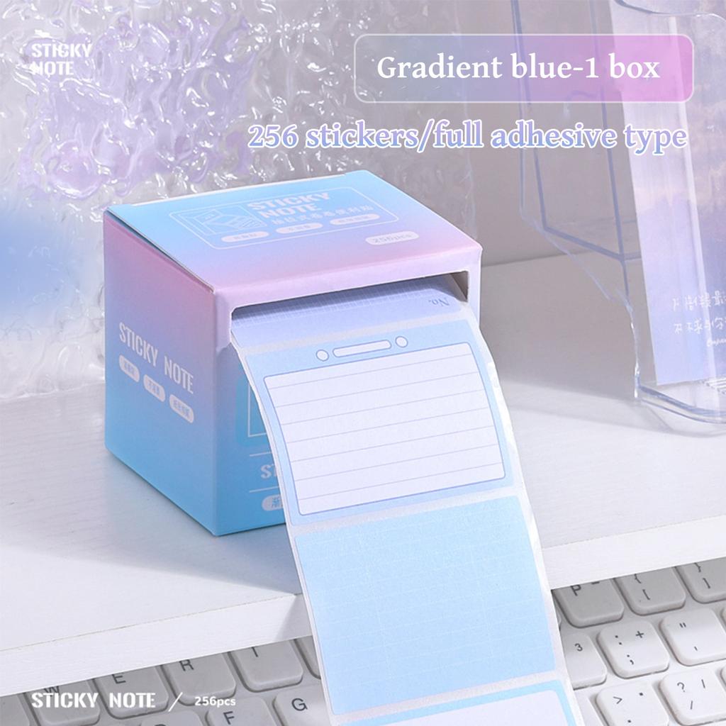 100Pcs Pull-type Colored Sticky Notes Students Fully Adhesive Index Label Note Paper Stickers School Office Supplies Stationery