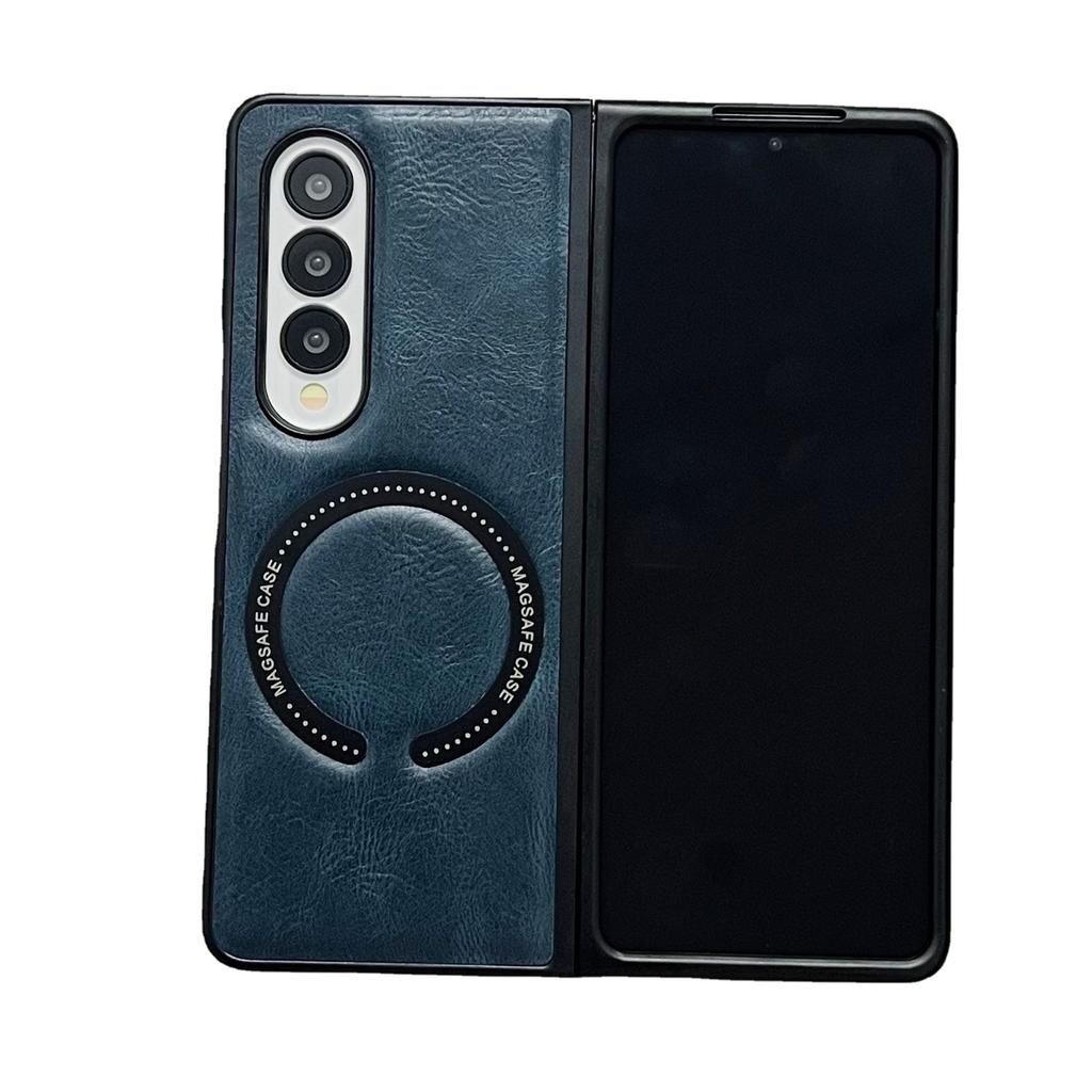 Suitable for Samsung Galaxy Z Fold6 Folding Phone Case ZFLIP6 Leather MagSafe Dustproof Tup Jacket