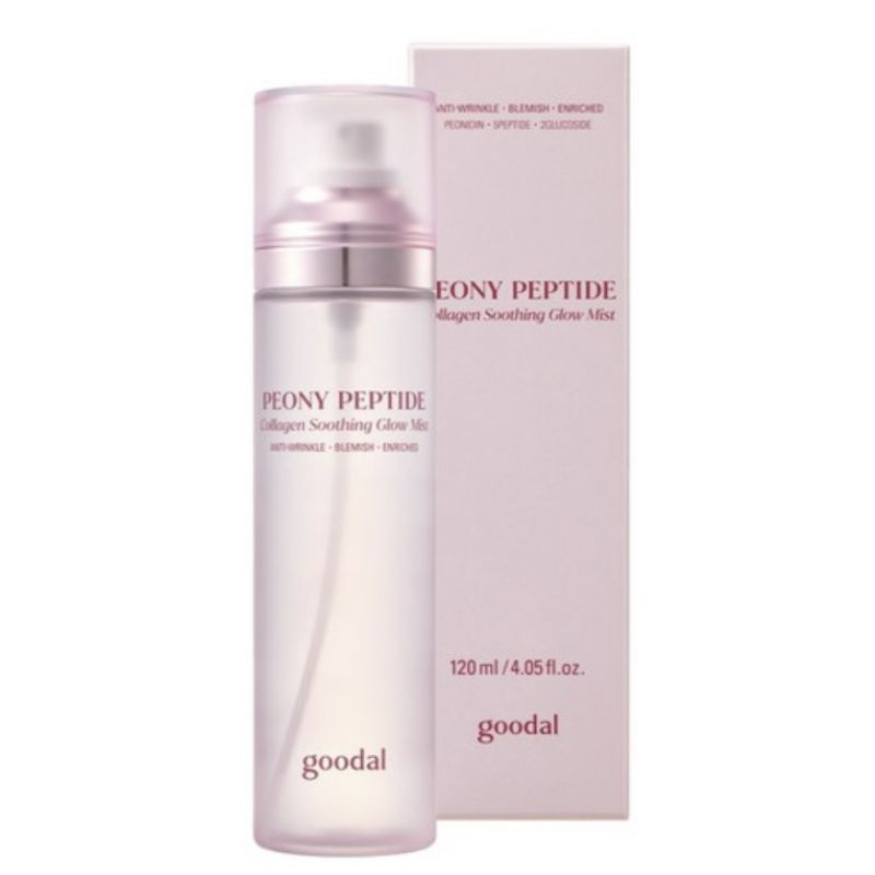 Goodal Peony Peptide Collagen Glow Mist 120ml | Hydrating Radiance Facial Mist | 1 Pc
