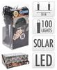 Girlanda ogrodowa LED Solarna 100 LED 10M Białe światło ciepłe IP44
