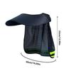 Summer Sun Shade Safety Hard Hat Neck Shield Helmet Sun Shade Reflective Stripe Cap Cover for Construction Worker
