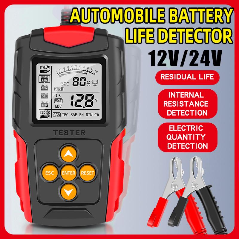 EFAST 12V/24V Battery Life & Internal Resistance Tester for Cars & Motorcycles