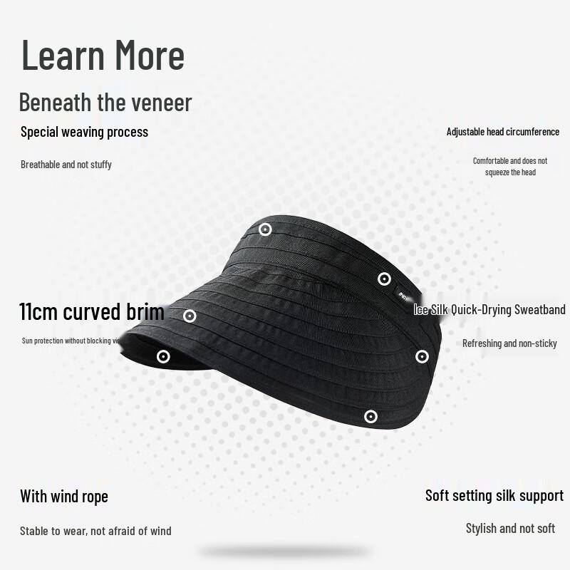 MISSION UV Foldable Sun Protection Visor