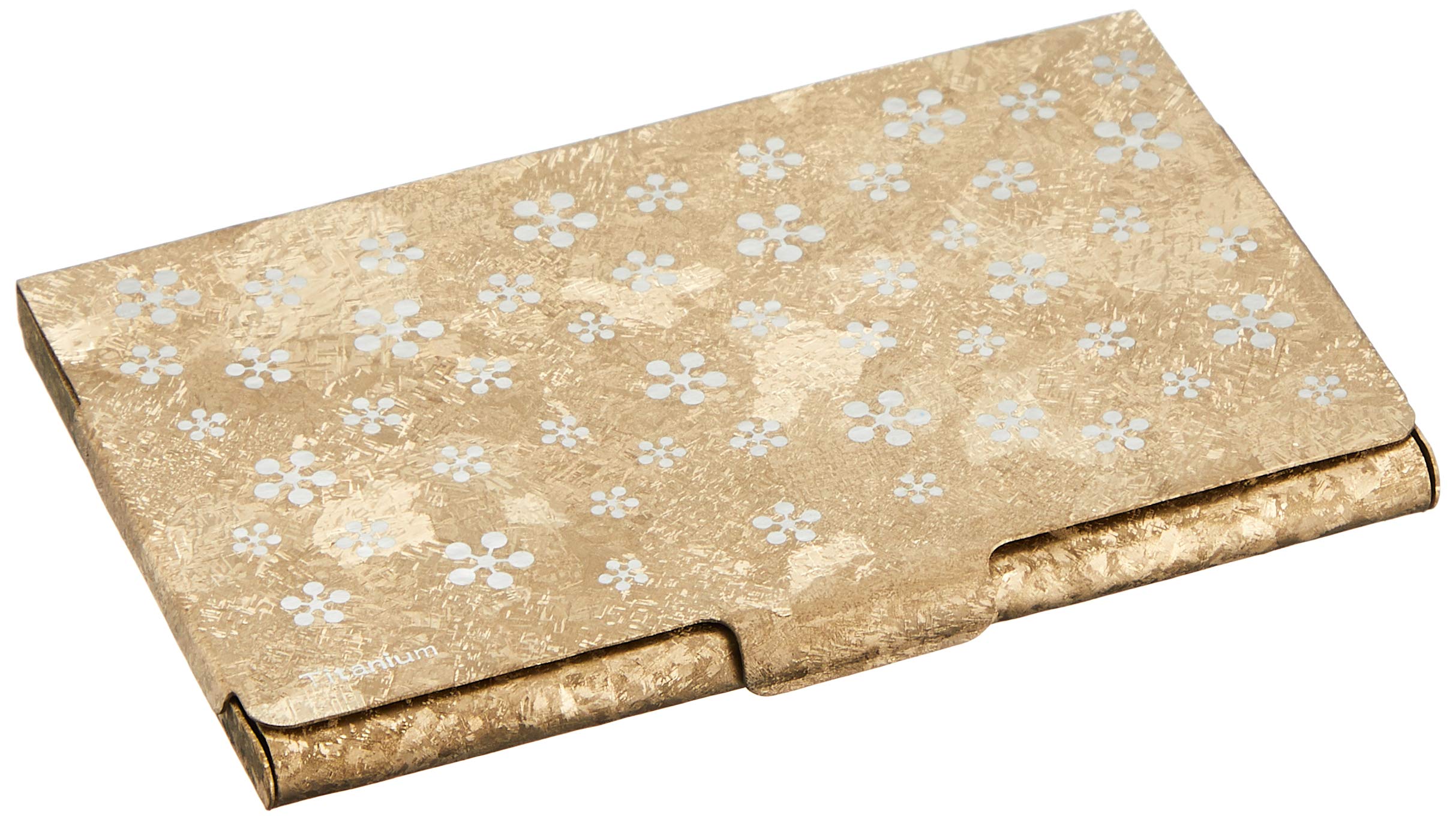 

Титановый чехол для карт Horie Titanium Gold Rikyu Plum