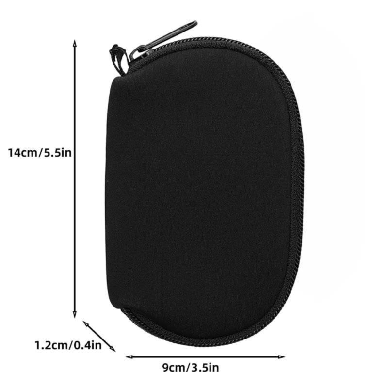 Harte Reiseetui-Tasche für kabellose Maus Stoßfestes Tauchstoff-Etui Handliche Tasche für Reisemaus Leichtgewicht