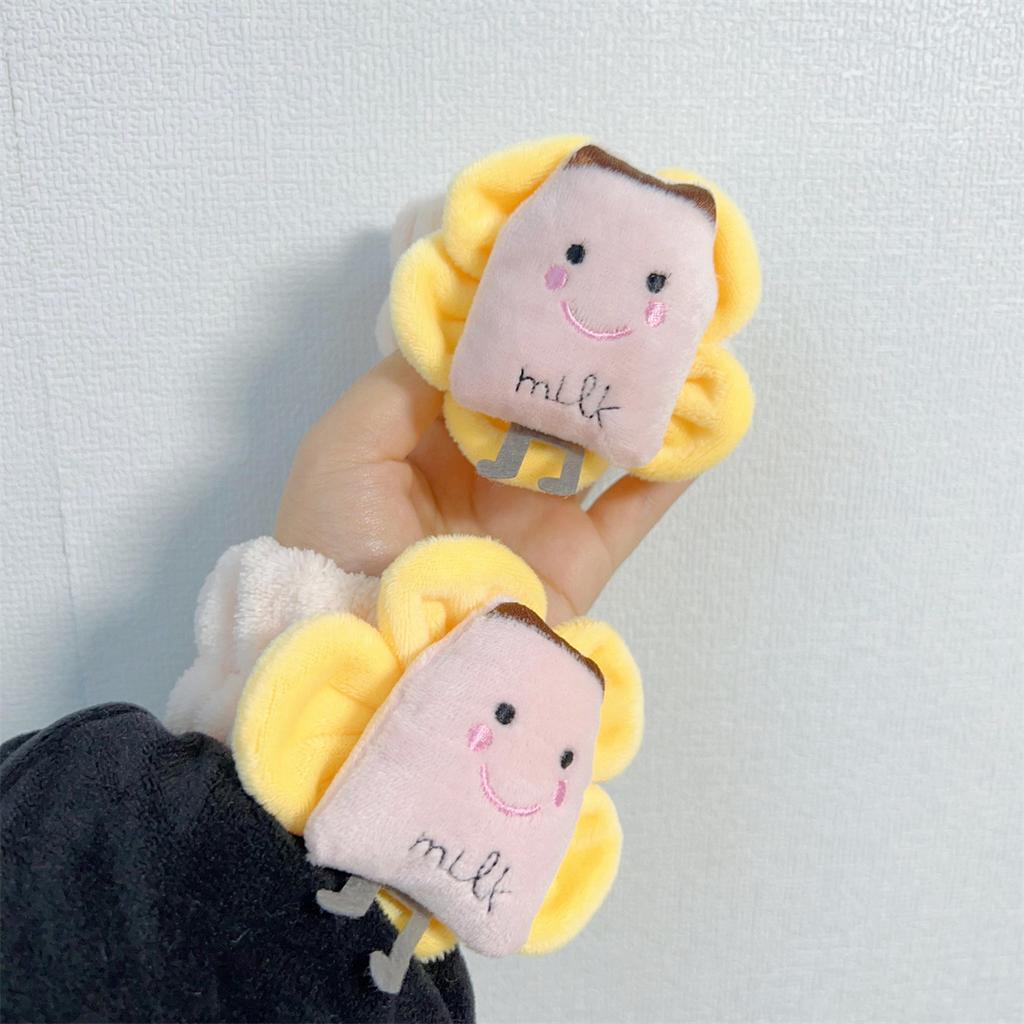 2PCS Reusable Spa Wrist Washband Soft Microfiber Towel Wristbands For Washing Face Women Girl Yoga Running Sport Wrist Sweatband