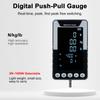 Digital Force Gauge 50N.m Push Pull Gauge Portable Force Meter Dynamometer with 3 Units N LB Kg Auto Backlit LCD Auto