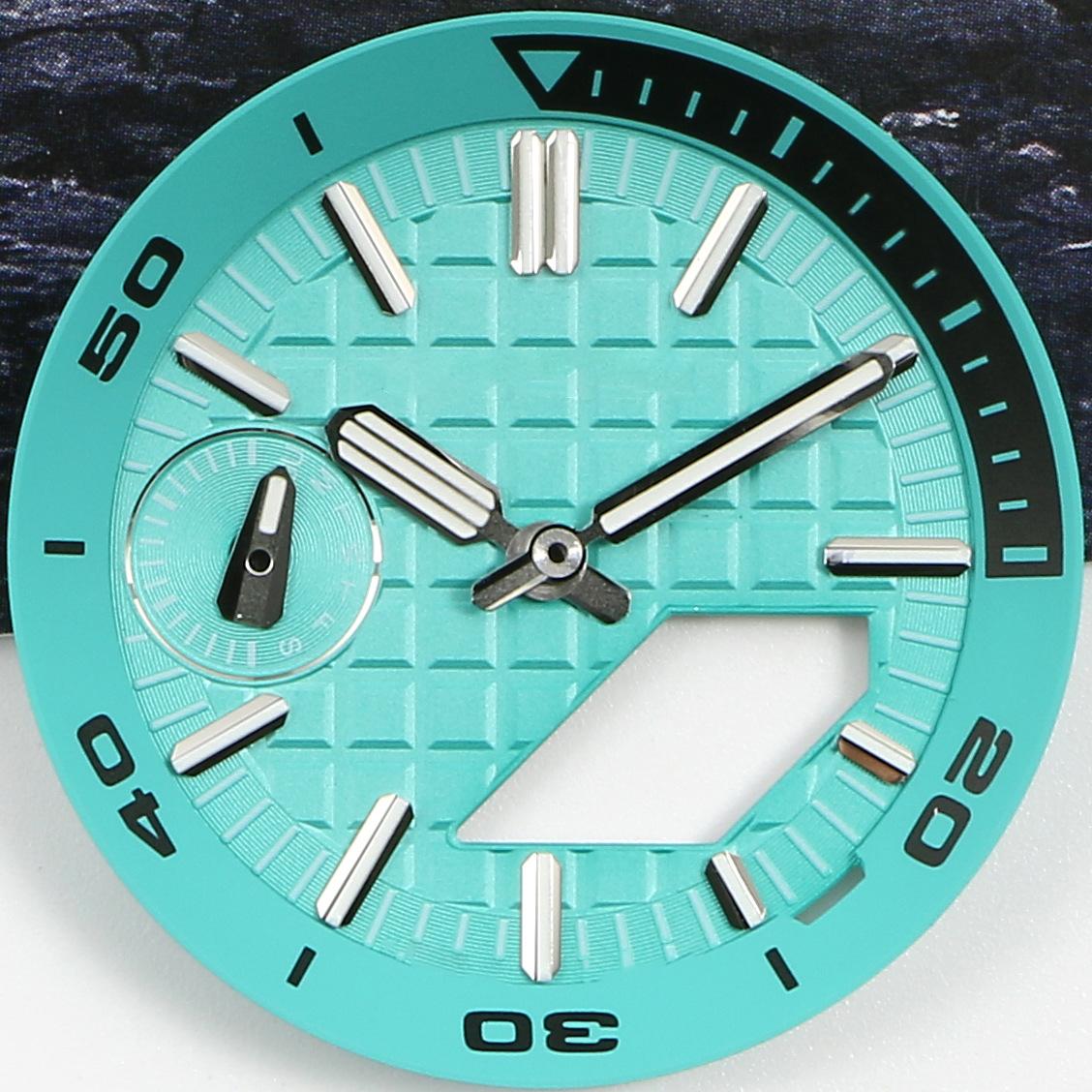 

Модифицированный циферблат часов для GA2100 GA-2100 Светящиеся стрелки циферблат часов 3 в 1 для GA-2100 Набор часовых маркеров DIY циферблат часов светло-синий