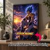 Personalized Gogeta Diamond Art Custom Name 5D Diamond Painting Full Drill DIY Craft
